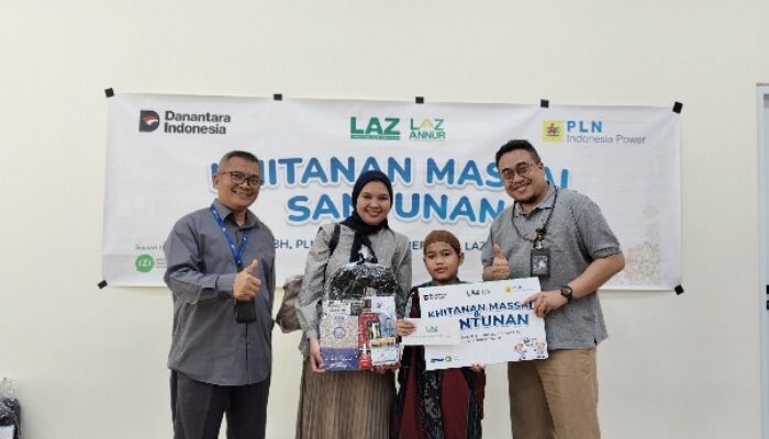 PT PLN Indonesia Power Bersama LAZ Nurul Falah Gelar Khitanan Massal Dan Santunan Di Makassar