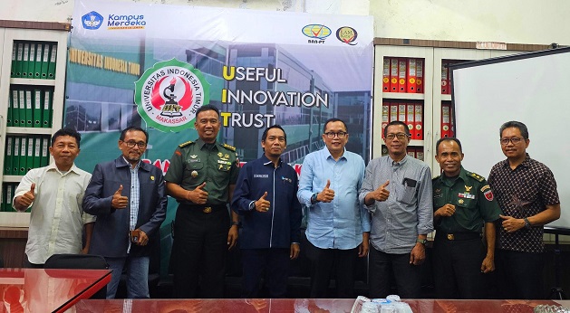 Hubdam XIV Hasanuddin jajaki kerja sama dengan UIT (Universitas Indonesia Timur) dalam bidang pendidikan, pelatihan dan pengembangan SDM