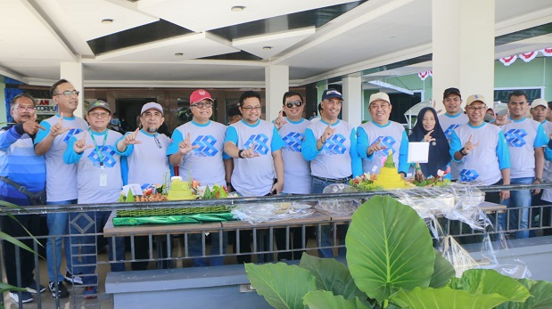 Semangat dan kolaborasi dalam sinergi Pusjar SKMP dan Politeknik STIA LAN di Puncak HUT LAN RI sangat terasa.