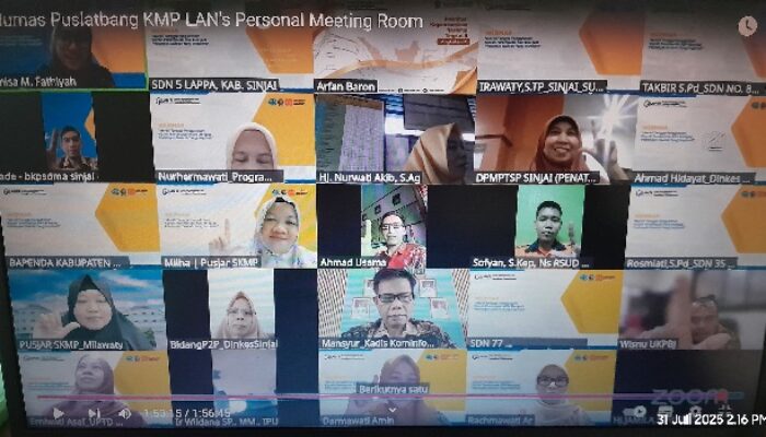 Pusjar SKMP LAN Gelar Webinar Bahas Peran Strategis Perempuan