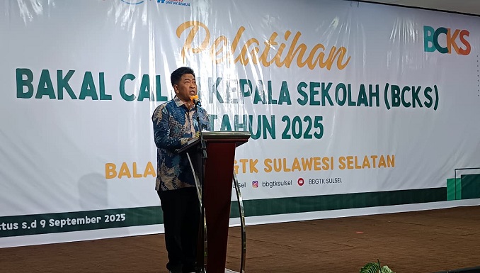 Kepala Balai Besar Guru dan Tenaga Kependidikan (BBGTK) Sulsel Dr Arman Agung MPd menyebut, Kepsek jantung manajemen sekolah