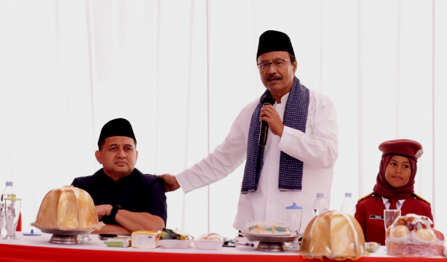 20 Keluarga Nelayan di Untia Dapat Rumah Baru bantuan Kementerian Sosial berupa rumah knockdown diserahkan Menteri Sosial Saifullah Yusuf