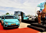 Taksi Listrik Resmi Beroperasi di Makassar