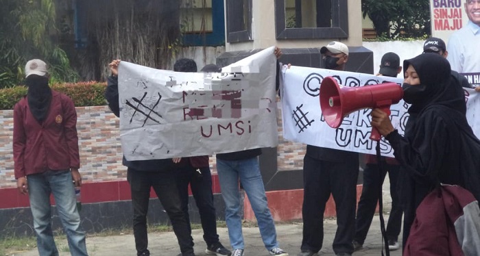 Ikatan Mahasiswa Muhammadiyah atau IMM Sinjai desak Rektor UMSi transparan tangani dugaan pelecehan seksual di lingkungan kampus.