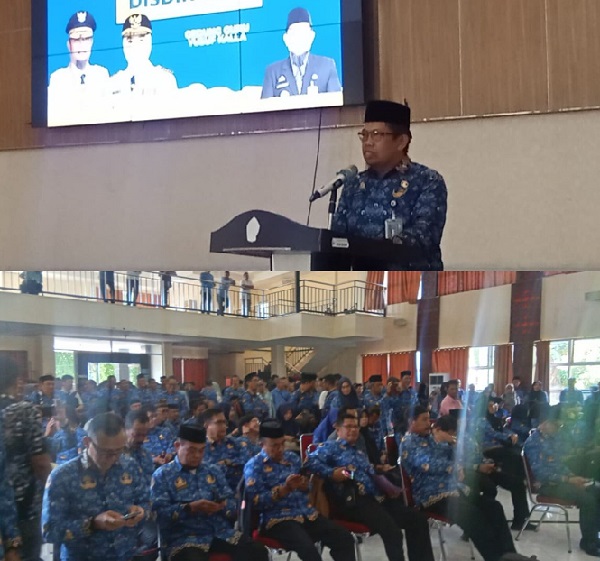 Ratusan Kepala SMA dan SMK ngumpul di Makassar mengikuti pertemuan di Dinas Pendidikan Sulsel, Jumat, 17 Oktober 2025