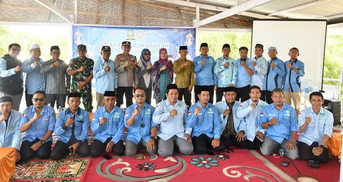 Dewan Pengurus Daerah Badan Komunikasi Pemuda Remaja Masjid Indonesia, BKPRMI Sinjai Rakerda di Pantai Marannu, Sinjai Selatan