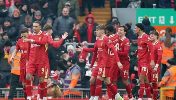 Liverpool Kalah Telak, Dipermalukan PSV 1‑4 di Anfield