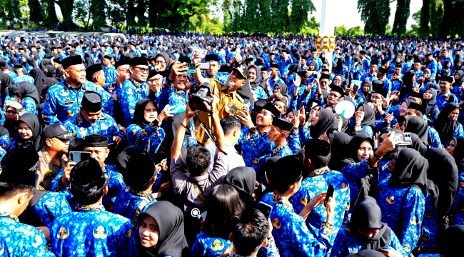 Gubernur Sulsel Kembali Lantik 4.047 PPPK merupakan PPPK Penuh tahap kedua dan PPPK paruh waktu di lingkup Permprov Sulsel