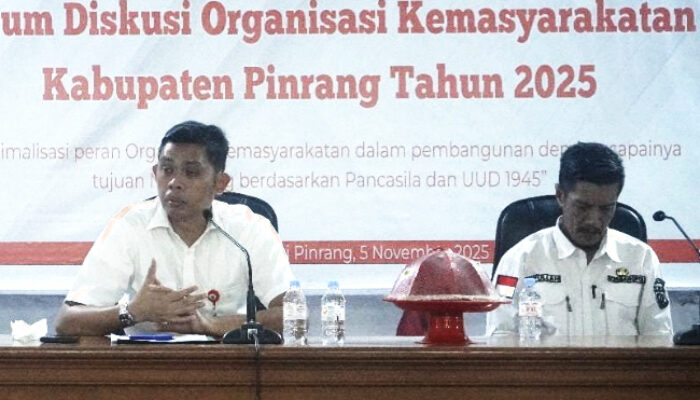 Kesbangpol Pinrang Dorong Sinergitas Pemerintah dan Ormas