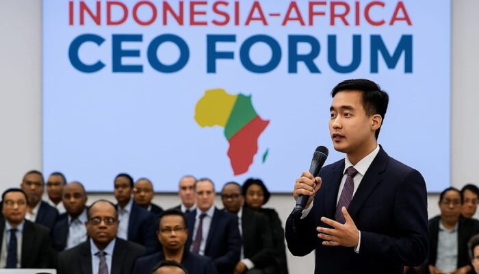 Gibran Hadiri Forum CEO Indonesia – Afrika Di Johannesburg