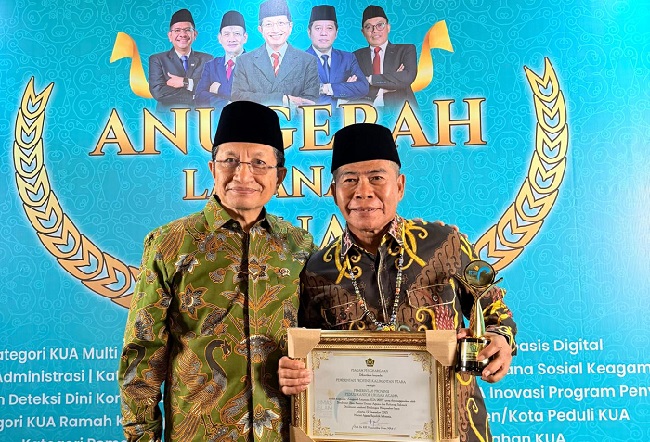 Pemprov Kalimantan Utara, Kaltara terima Anugerah Layanan KUA 2025 kategori Pemerintah Provinsi Peduli KUA