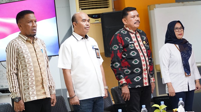 Pejabat Pemkab Muna ikut assesment center di Pusjar SKMP LAN Makassar untuk mengisi tiga posisi strategis yang kosong