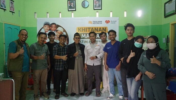 Rumah Zakat Kolaborasi Tigalapan Indonesia Gelar Sunatan Massal Di Bone