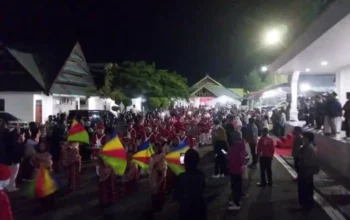 Ratusan santri serbu Bulukumba, untuk meramaikan kegiatan Indonesia Membahagiakan Santri (IBS) yang berlangsung di Masjid Pejuang Subuh