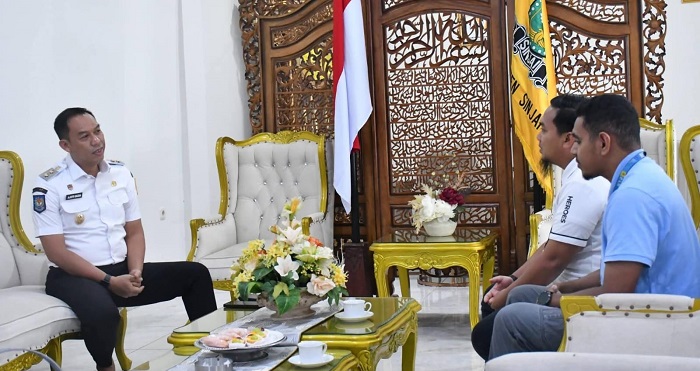 Manajer ULP PLN Sinjai temui Wabup Andi Mahyanto Mazda di Rumah Jabatan Wakil Bupati, Rabu, 28 Januari 2026
