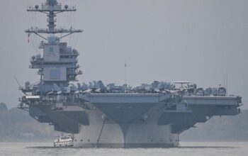 Kapal Induk Terbesar Di Dunia Masuki Laut Mediterania