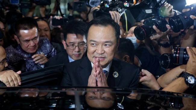 Partai PM Anutin menang Pemilu Thailand yang berlangsung, Minggu, 8 Februari 2026. Anutin Charnvirakul jadi PM Thailand, akhir tahun 2025