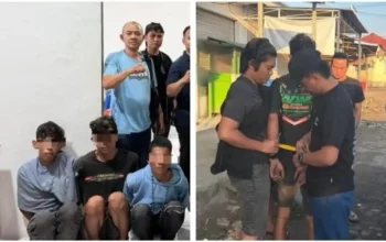 Polres Bulukumba Tangkap Empat Pelaku Curas (pencurian dengan kekerasan) yang sering beraksi di wilayah tersebut