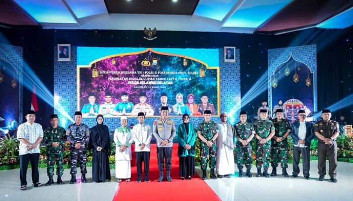 Gubernur Andi Sudirman Apresiasi Soliditas TNI-Polri Di Sulsel