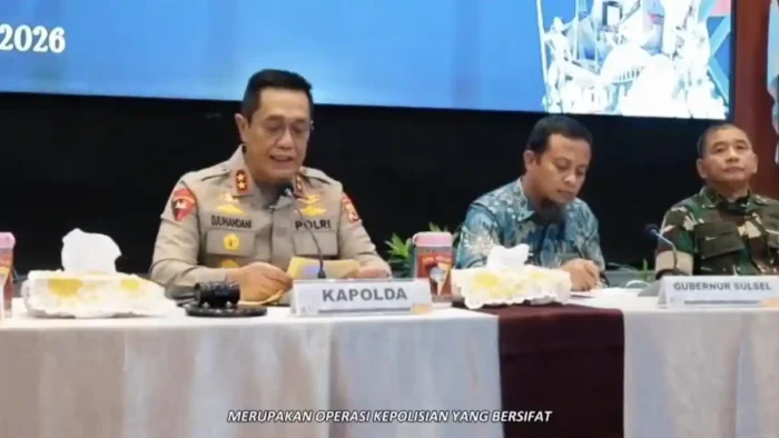 Kepolisian Daerah (Polda) Sulawesi Selatan siapkan 5.268 personel gabungan amankan mudik dan perayaan Idul Fitri 1447 Hijriah