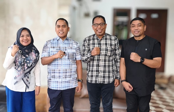 Tim Sekolah Public Speaking Kibarnesia Sulsel jajaki kerja sama dengan Pemkab Wajo melalui silaturahmi dengan Bupati Andi Rosman SSos MM