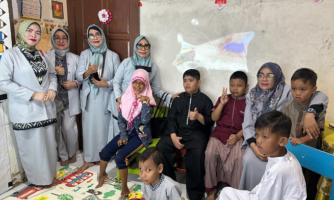 Jumat berkah PIISEI Makassar di SLB (Sekolah Luar Biasa) Taruna Bunga Bangsa di Tamangapa, Manggala, Jumat (27/2/2026).