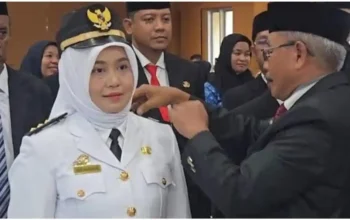 Sekda Bulukumba Muh Ali Saleng lantik Andi Majnah Arif, mantan karyawati Bank BNI jadi Camat Ujung Bulu, Senin, 27 Apri 2026