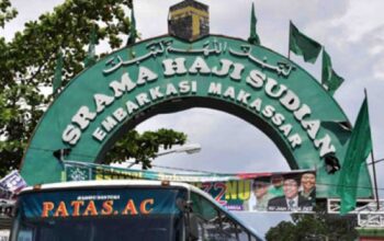 Sebanyak calon jamaah haji Soppeng masuk asrama, Selasa, 21 April 2026, akan ke Tanah Suci melalui kloter pertama Embarkasi Makassar