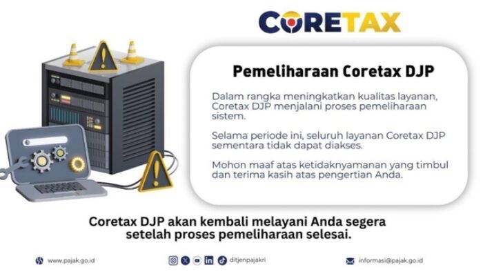 Hari Terakhir Pelaporan SPT Tahunan, Coretax Sempat Down