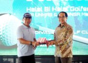 Gubernur Kaltara yang juga Ketua PGA Unhas serahkan bantuan dana abadi senilai Rp150 juta kepada Rektor Unhas, Prof Dr Ir Jamaluddin Jompa