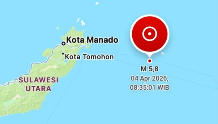 Gempa 5,8 Kembali Mengguncang Manado