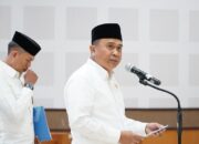 Sekretaris Utama LAN RI, Dr Andi Taufik MSi, lantik empat pejabat fungsional secara hybrid, Senin (13/4/2026) di Gedung Pusjar LAN RI