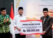 Setelah menyalurkan bantuan hibah kepada PW Muhammadiyah, beberapa waktu lalu, kini, Pemprov Sulsel bantu PWNU Rp800 juta