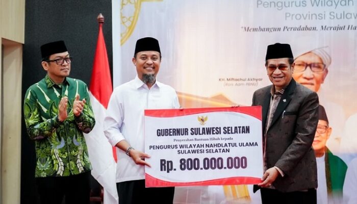Pemprov Sulsel Bantu PWNU Rp800 Juta