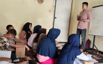 Anak-anak binaan K-Apel mulai pembelajaran pascalebaran Idulfitri 1447 Hijriah. Kegiatan awal itu berlangsung, Minggu (5/4/2026).