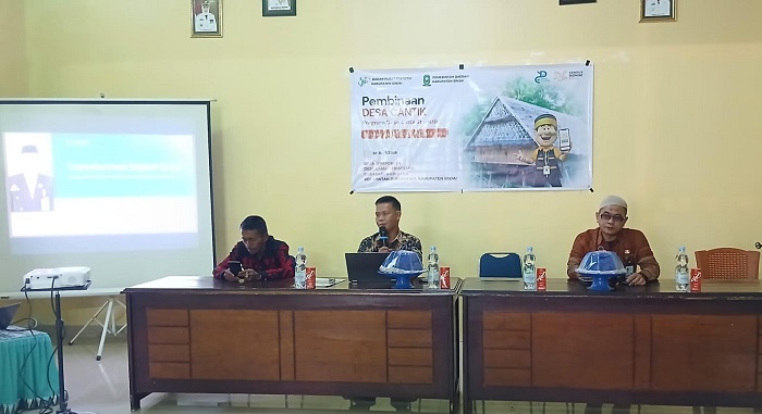 Badan Pusat Statistik (BPS) Kabupaten Sinjai perkenalkan Desa Cantik di Lamatti Riattang, Kamis, 30 April 2026