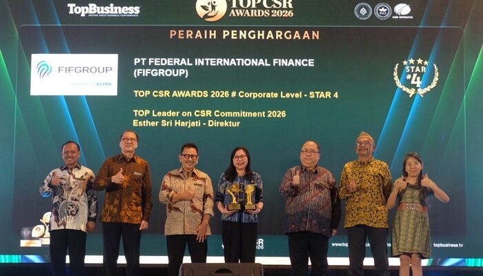 FIFGROUP Raih Dua Penghargaan TOP CSR Awards 2026