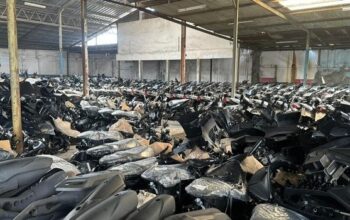 Polda Metro Jaya gerebek gudang motor ilegal yang suduh ekspor 99.000 unit kendaraan, sejak tahun 2022.