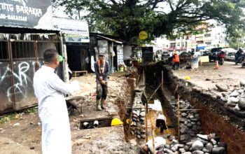 Realisasi proyek perbaikan ruas Jalan Hertasning-Jalan Aroepala Makassar hingga Mei 2026 mencapai 64,34 persen.