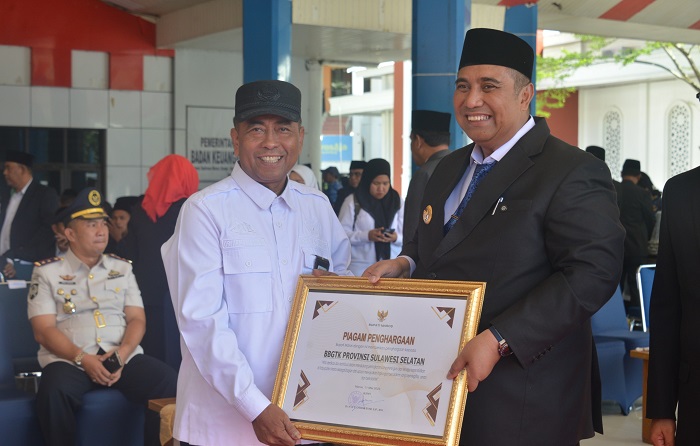 Masih dalam suasana Bulan Pendidikan, Balai Besar Guru dan Tenaga Kependidikan, BBGTK Sulsel dapat lagi penghargaan dari Pemerintah Daerah