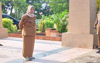 Bupati Sinjai pimpin apel pagi di halaman MPP Sinjai, Senin (11/5/2026) untuk menegaskan kembali komitmen pelayanan kepada publik