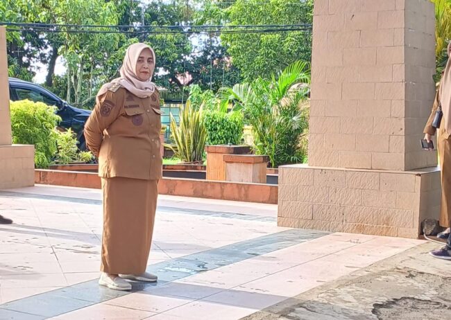 Bupati Sinjai pimpin apel pagi di halaman MPP Sinjai, Senin (11/5/2026) untuk menegaskan kembali komitmen pelayanan kepada publik
