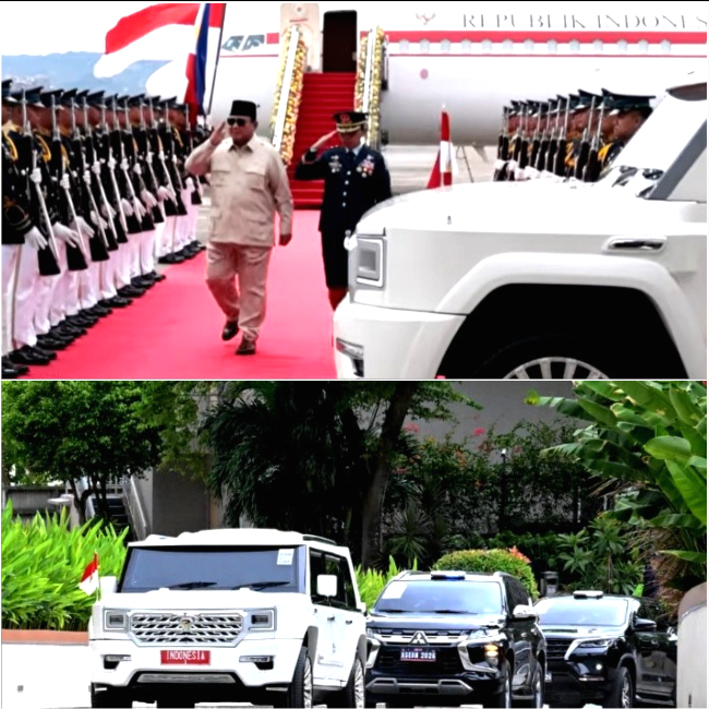 Prabowo Boyong Maung "Indonesia 1" ke KTT ASEAN di Filipina tiba di Cebu, Filipina, Kamis (7/5/2026) siang waktu setempat