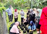 Mahasiswa Unhas melalui Program PKM melatih IRT di Bulukumba budidayakan bawang merah berbasis biostimulan air kelapa.