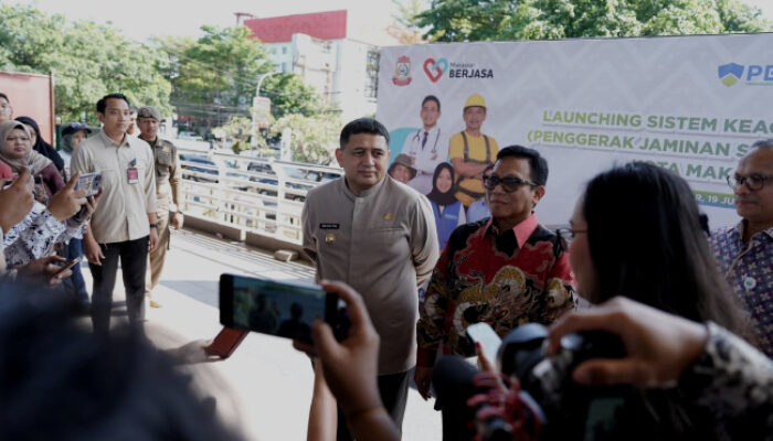 Pekerja Rentan di Makassar Dapat Jaminan Kecelakaan, Kematian dan Hari Hari Tua