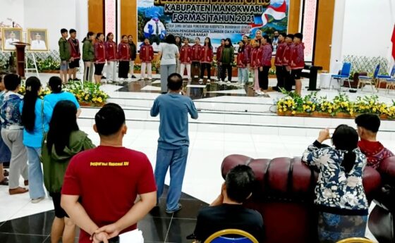 Gema Sulsel Ewako membuat atmosfer kompetisi Pesta Paduan Suara Gerejawi (Pesparawi) Nasional XIV Tahun 2026 kian terasa
