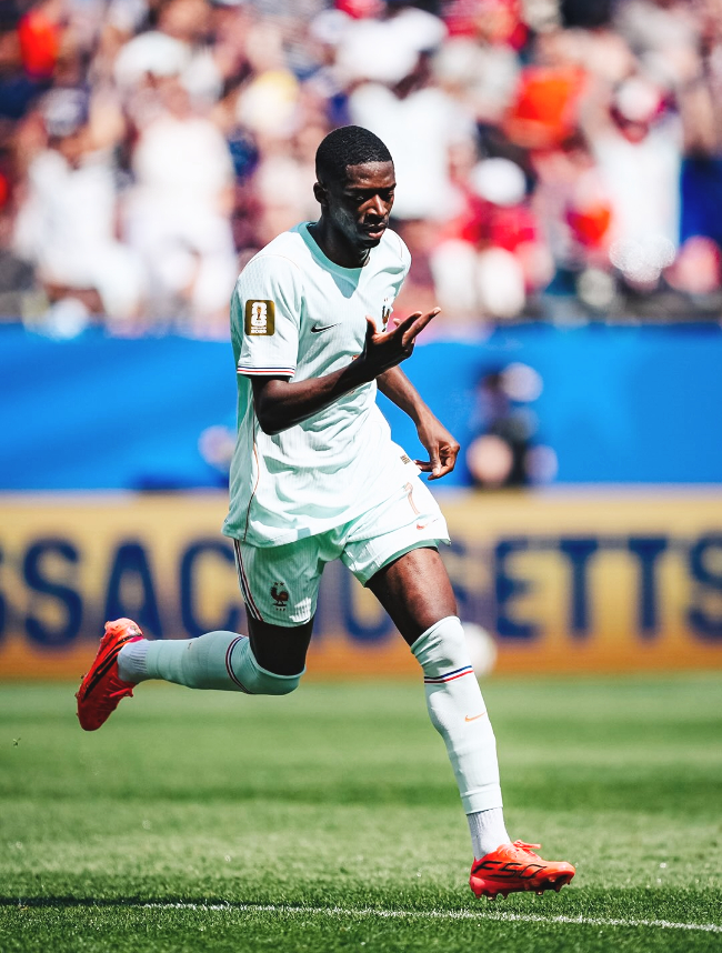 Hattrick, Ousmane Dembele Susul Messi dan Jonathan David dengan mencetak tiga gol pada pertandingan fase grup
