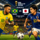 Jadwal Piala Dunia Selasa 30 Juni: Prediksi Brasil vs Jepang