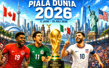 Jadwal Lengkap Pertandingan Fase Grup Piala Dunia 2026 yang akan berlangsung 11 Juni hingga 19 Juli 2026 di Amerika Serikat, Kanada, meksiko