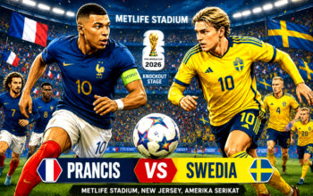 Jadwal Piala Dunia Rabu 1 Juli: Prediksi Pertandingan Prancis vs Swedia, ada tiga pertandingan mulai 1 Juli dini hingga Rabu siang